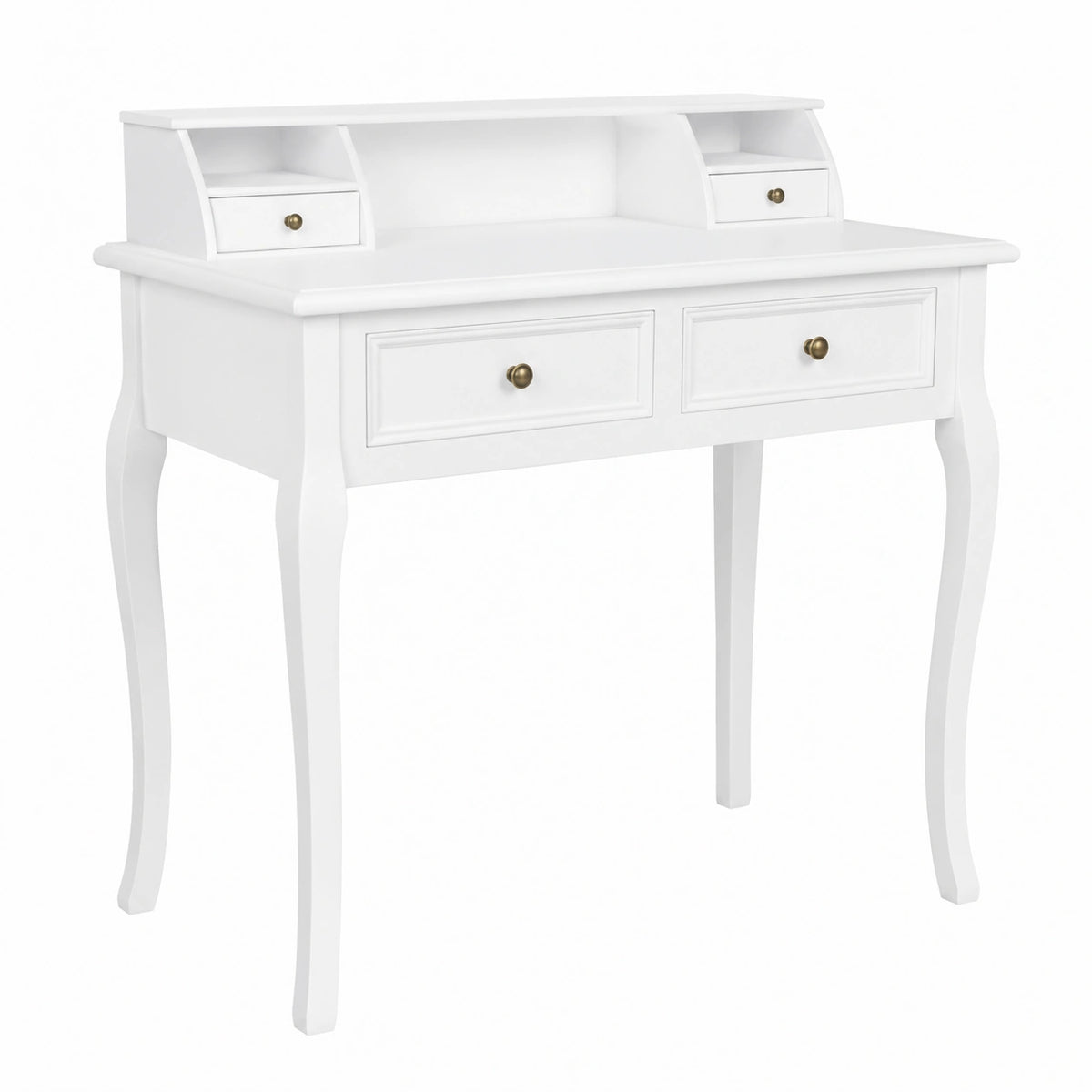 Armoire, avec rangement, avec tiroirs, avec étagères, en panneaux de bois, coloris blanc, 87 x 42 x 89 cm, pour la chambre