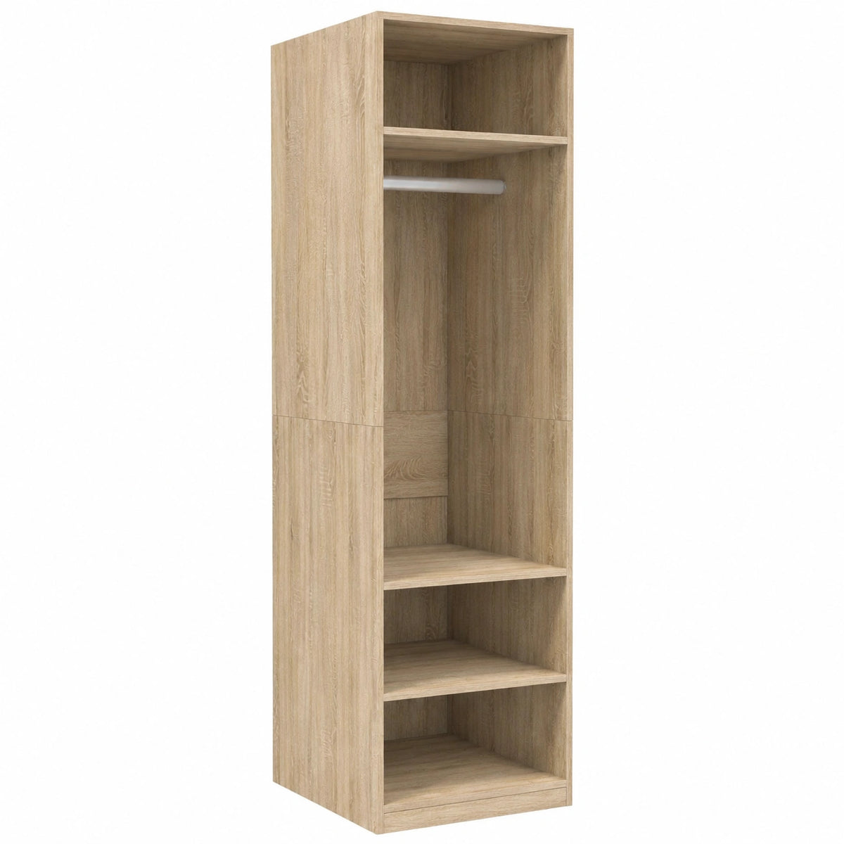 Armoire, avec rangement, en chêne, 50 x 50 x 200 cm, pour la chambre