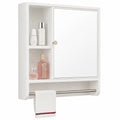 Armoire, avec rangement, coloris blanc, pour la chambre