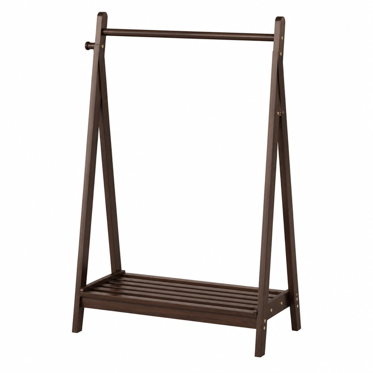 Portant à vêtements, pliable, avec rangement, pour la chambre ou l’entrée