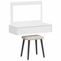 Armoire, avec tiroirs, 100 x 40 x 70 cm, coloris blanc, pour la chambre