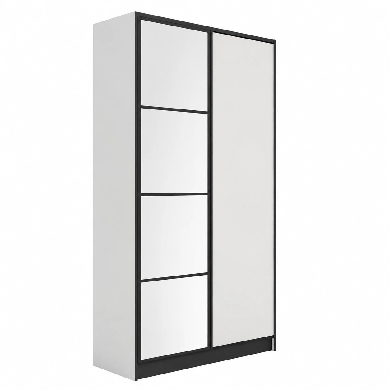 Armoire, 104,8 x 205 x 39 cm, coloris blanc, pour la chambre