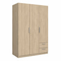 Armoire, avec tiroirs, avec portes, en chêne, 119,4 x 51,1 x 203 cm, pour la chambre