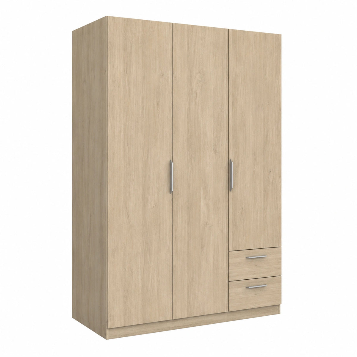 Armoire, avec tiroirs, avec portes, en chêne, 119,4 x 51,1 x 203 cm, pour la chambre