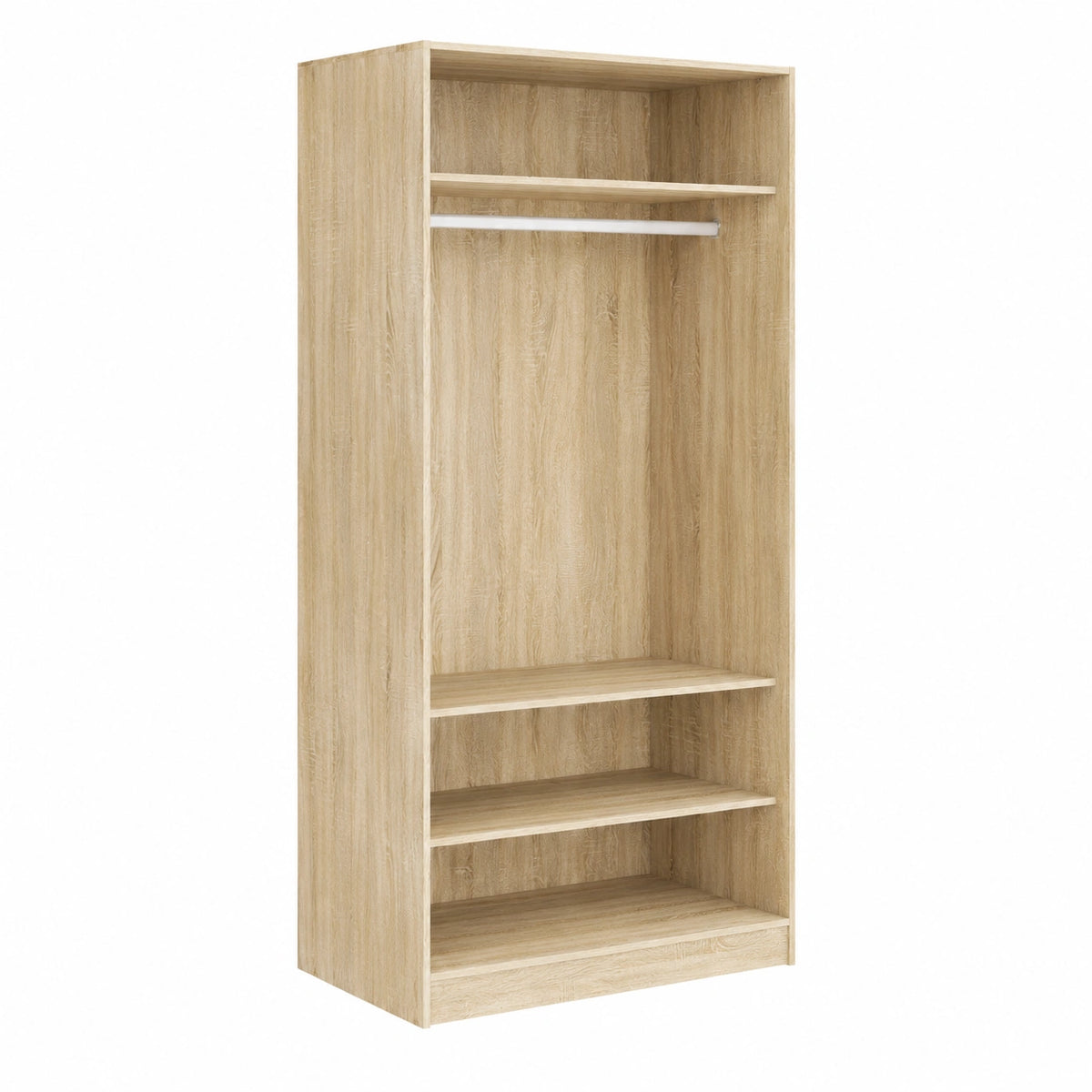 Armoire, avec rangement, en chêne, 100 x 50 x 200 cm, pour la chambre